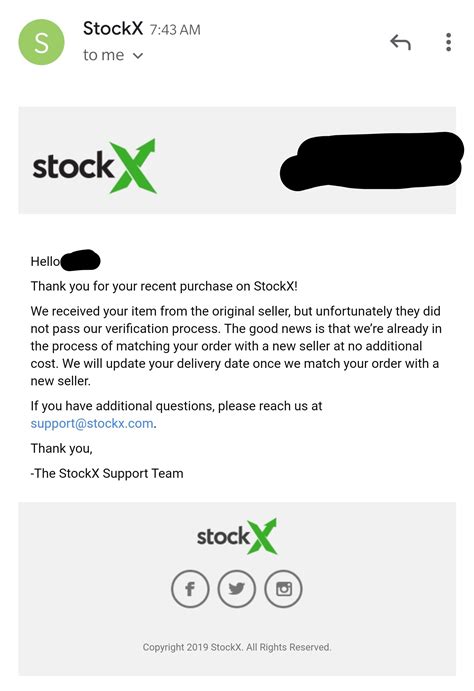 stockx fail verification